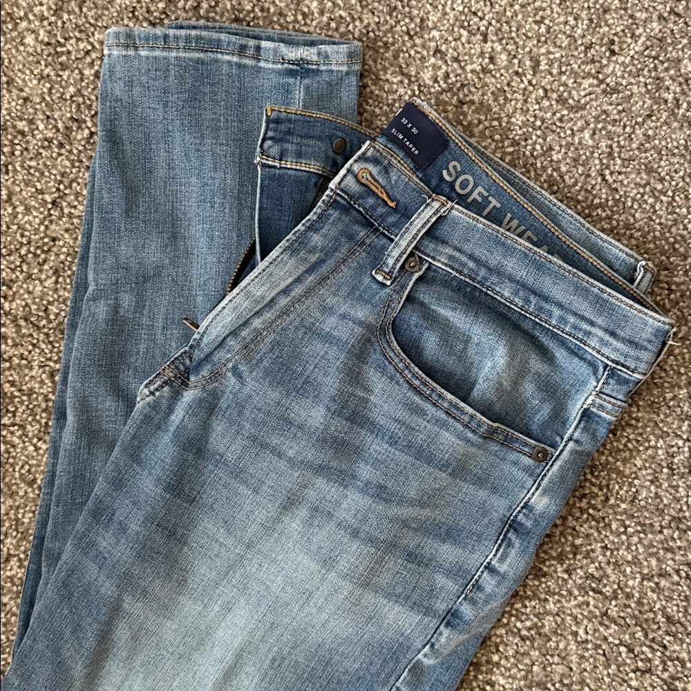 GAP Light Blue Denim Slim Taper Jeans